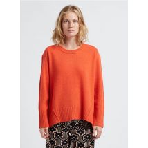Bella Jones - Jersey de lana con cuello redondo - Talla 1 - Naranja