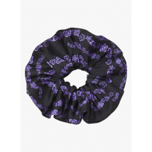 Sandro - Geblümtes scrunchie aus seide - Einheitsgröße - Schwarz