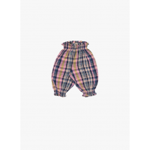 The New Society - Pantalon ballon à carreaux en coton - Taille 18M - Multicolore