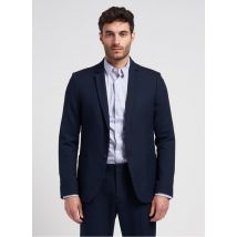 Ikks - Kostuumjasje met reverskraag - 56 Maat - Blauw