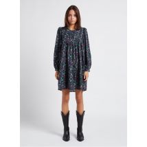 The Korner - Vestido corto con cuello redondo y estampado de flores - Talla 42 - Multicolor