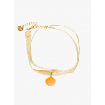 Guila Paris - Bracelet en plaqué or - Taille Unique - Orange