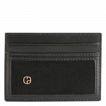 Claudie Pierlot - Porte-cartes en cuir de vache - Taille Unique - Noir