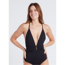Khaven - Maillot de bain 1 pièce triangle - S Maat - Zwart