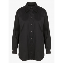 Cotelac - Robe courte aspect chemise en coton mélangé - Taille 3 - Noir