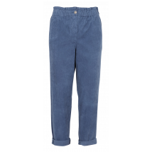 Sud Express - Karottenhose aus baumwoll-mix mit hohem bund - Größe M - Blau