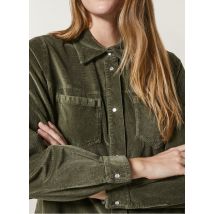 Persona By Marina Rinaldi - Lange blouse van stretchvelours - 17 Maat - Bruin