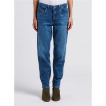 Reiko - Jeans met hoge taille en toelopende pijpen - 24 Maat - Blauw