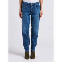 Reiko - Jeans met hoge taille en toelopende pijpen - 23 Maat - Blauw