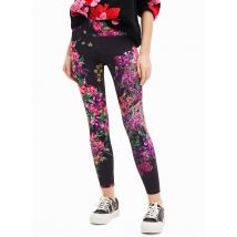 Desigual - Legging taille haute imprimé - Taille S - Rouge