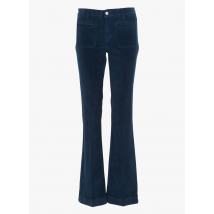Mkt - Pantalón flare de terciopelo de algodón - Talla 25 - Azul