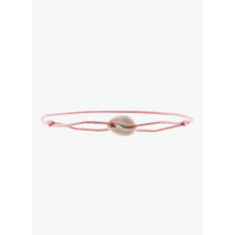 Guila Paris - Bracelet coquillage lien coton - Taille Unique - Rose