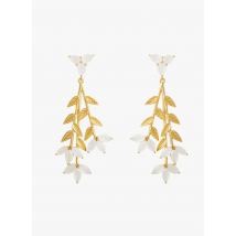 Lavani Jewels - Boucles d'oreilles en pierre naturelle - Taille Unique - Bleu