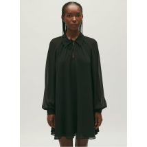 Claudie Pierlot - Kurzkleid mit hemdkragen - Größe 38 - Schwarz