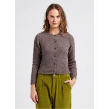 Masscob - Vest met ronde hals wolblend - M Maat - Bruin