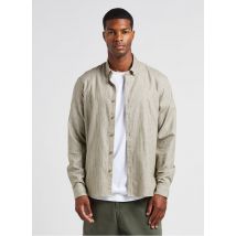 Homecore - Regular-fit - katoenen overhemd met amerikaanse kraag - M Maat - Groen