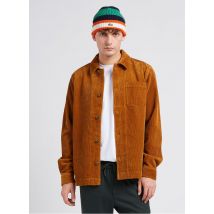 Les Deux - Katoenen overshirt met klassieke kraag - XL Maat - Goudkleurige