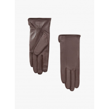 Mango - Leren handschoenen - M Maat - Bruin