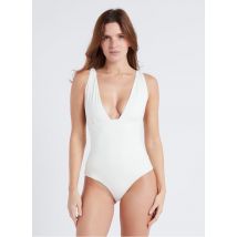 Khaven - Maillot de bain 1 pièce triangle - XS Maat - Wit