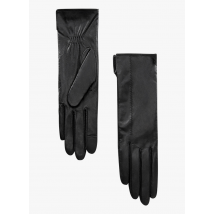 Mango - Leren handschoenen - S Maat - Zwart