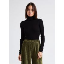 Karma Koma - Body met col en ribbeltextuur - S Maat - Zwart