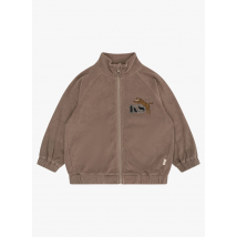 Konges Slojd - Jasje van biokatoen met opstaande kraag - 2ans Maat - Bruin