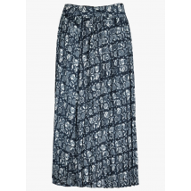 Cotelac - Falda midi cruzada plisada - Talla 1 - Azul