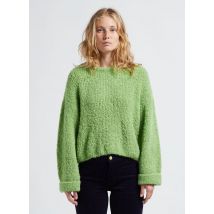 American Vintage - Pull ample col rond en laine ample - Taille XS/S - Vert