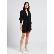 Iro - Vestido recto con cuello de pico - Talla 40 - Negro