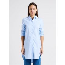 Karl Marc John - Vestido camisero corto de algodón con cuello clásico - Talla M - Azul