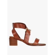 Vanessa Bruno - Leren sandalen met hak - 39 Maat - Bruin