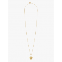 Caroline Najman - Pendentif coeur porte -photo en laiton - Taille Unique - Blanc