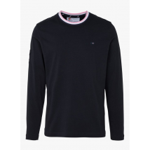 Eden Park - Gerade geschnittenes rundhals-t-shirt aus baumwolle - Größe XL - Blau