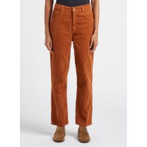 Lab Dip - Pantalon droit en velours côtelé - Taille 38 - Marron
