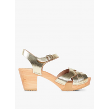 Bosabo - Sandale haute en cuir - Taille 38 - Doré