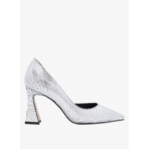 Minelli - Escarpins en cuir - Taille 39 - Argent
