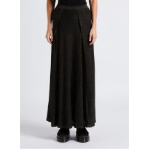 Karma Koma - Lange rok met hoge taille en pailletten - S Maat - Zwart