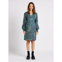 Seraphine - Zwangerschapsjurk met tuniekhals en print - 14 Maat - Groen