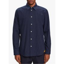 Esprit - Gestreiftes baumwollhemd mit klassischem kragen - Größe M - Blau