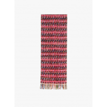 La Fee Maraboutee - Echarpe à carreaux en laine - Taille Unique - Rose