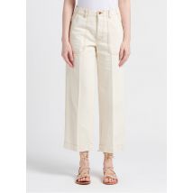 Lab Dip - Rechte - wijde - katoenen jeans met hoge taille - 30 Maat - Wit