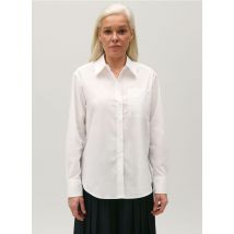 Claudie Pierlot - Camisa de algodón con cuello clásico - Talla 34 - Blanco