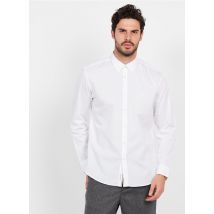 Marc O'polo - Camisa de algodón con cuello americano - Talla XL - Blanco