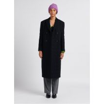 Pinko - Manteau col tailleur en laine mélangée - Taille 44 - Noir