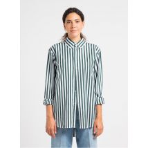 Polo Ralph Lauren - Gestreepte - katoenen blouse met klassieke kraag - L Maat - Wit
