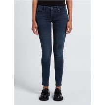 7 For All Mankind - Skinny jeans met lage taille en verwassen look - 29 Maat - Blauw