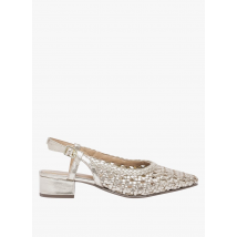 Bocage - Ballerines en cuir - Taille 37 - Doré