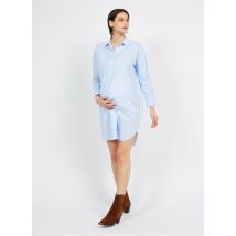 Jolibump - Katoenen overhemdjurk - L Maat - Blauw