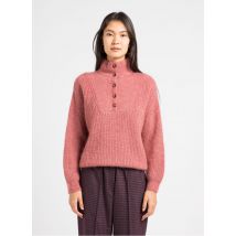Des Petits Hauts - Jersey de mezcla de lana con cuello alto - Talla 2 - Rosa