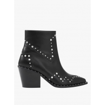 The Kooples - Enkellaarzen van leer met studs - 40 Maat - Zwart